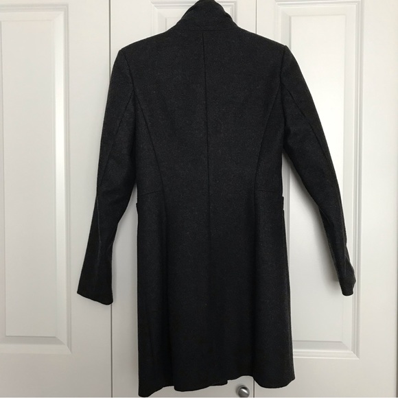Zara Long Wool Coat - Picture 7 of 8